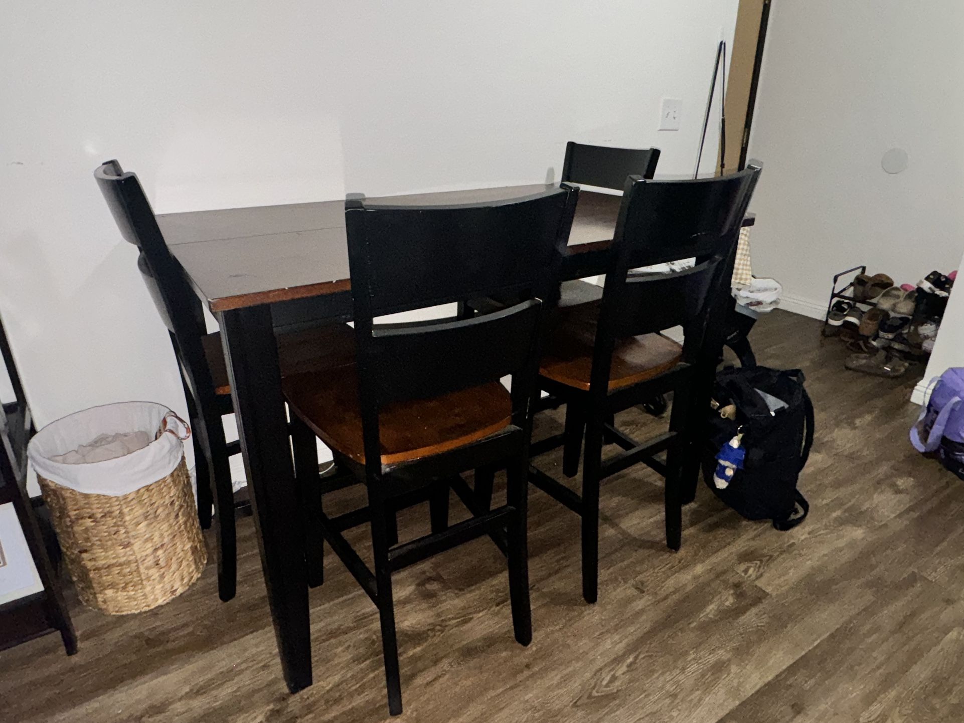 **DINING ROOM TABLE AND CHAIRS**