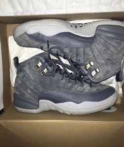 Grey Air Jordan 12’s