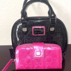 Hello Kitty Purse and Matching Wallet Bundle