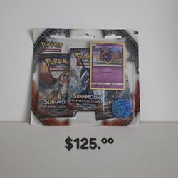 Pokemon Cards Burning Shadows Triple Pack Blister 