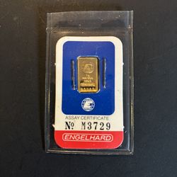 Engelhard 1 Gram Gold Ingot 