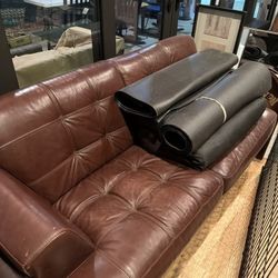 Used leather couch
