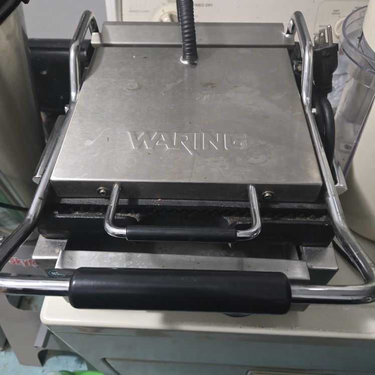 Waring Commercial Panini Perfetto Sandiwch Press Machine Maker 