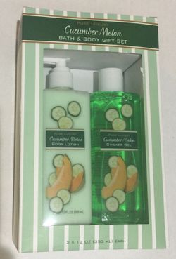 New Cucumber Melon Bath & Body Gift Set
