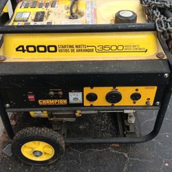 4000 Watt champion generator