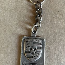 Porsche Keychain With Shield