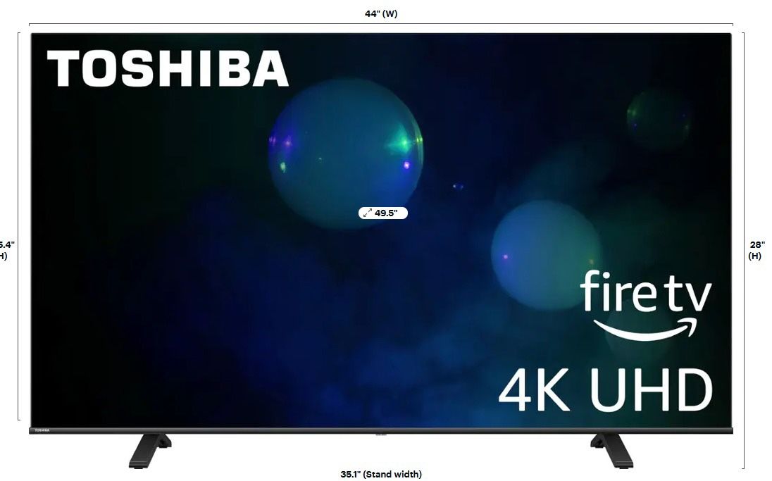 Toshiba - 50" Class C350 Series LED 4K UHD Smart Fire TV (Open Box)