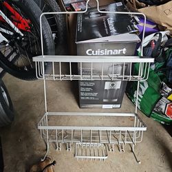 Shower caddy, coat rack