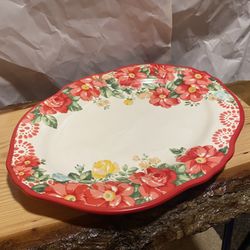 Pioneer Woman Serveware - Platter And Bowl