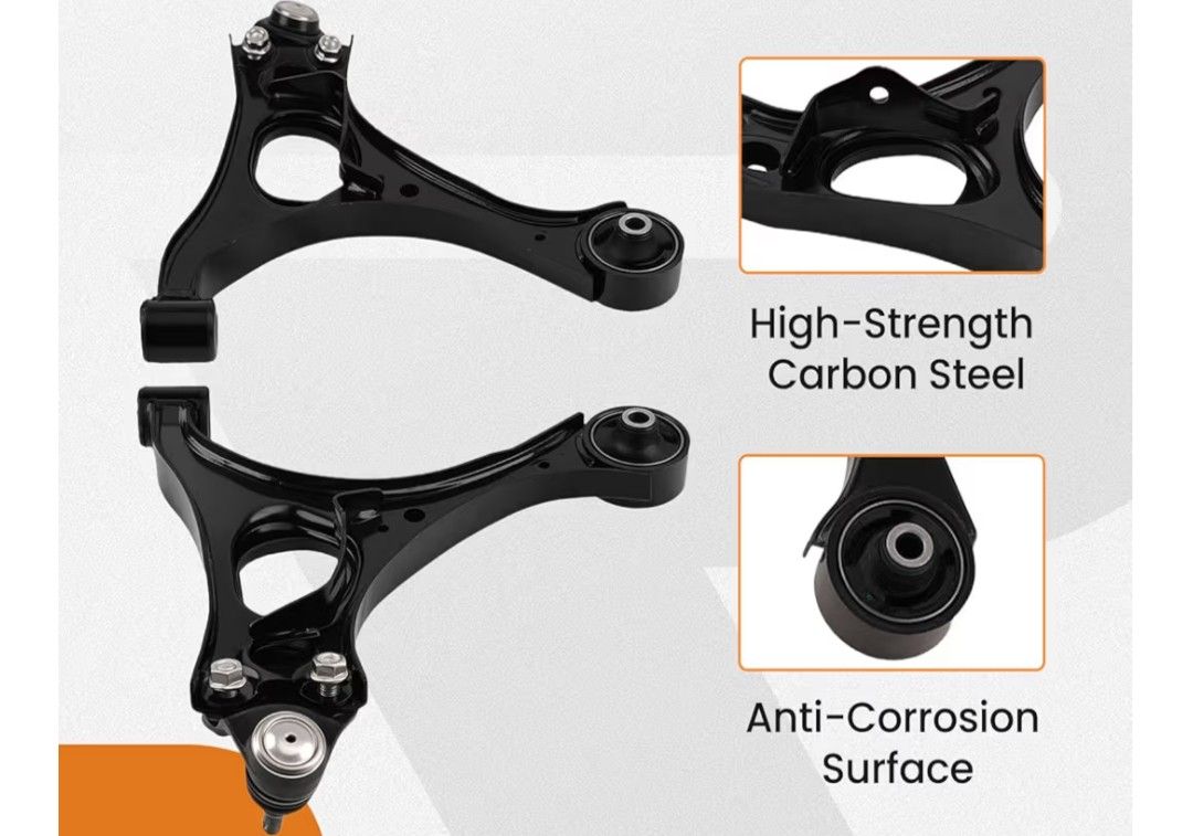 maXpeedingrods 4Pcs Front Lower Control Arm with Ball Joint for Honda Civic 2006-2011 Acura CSX 2006-2011, K620382 K620383