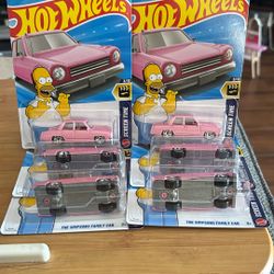 Hot Wheels Simpsons Family Car 