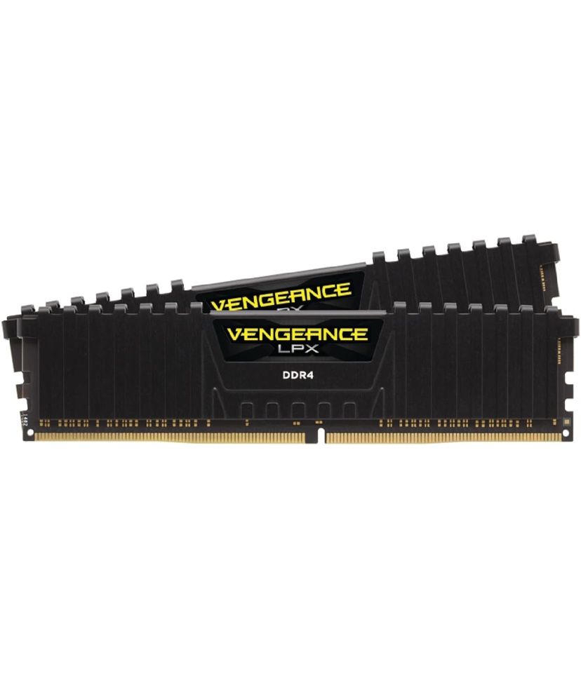 CORSAIR VENGEANCE LPX DDR4 RAM 32GB (2x16GB) 3200MHz CL16-20-20-38 1.35V Intel AMD Desktop Computer Memory - Black (CMK32GX4M2E3200C16)