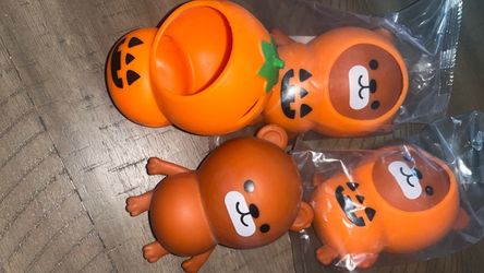 Squishy dress  up pumpkin  Halloween bear squeeze toy