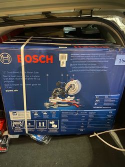 15 Amp 12 in. Corded Dual-Bevel Sliding Glide Miter Saw with 60 Tooth Saw Blade