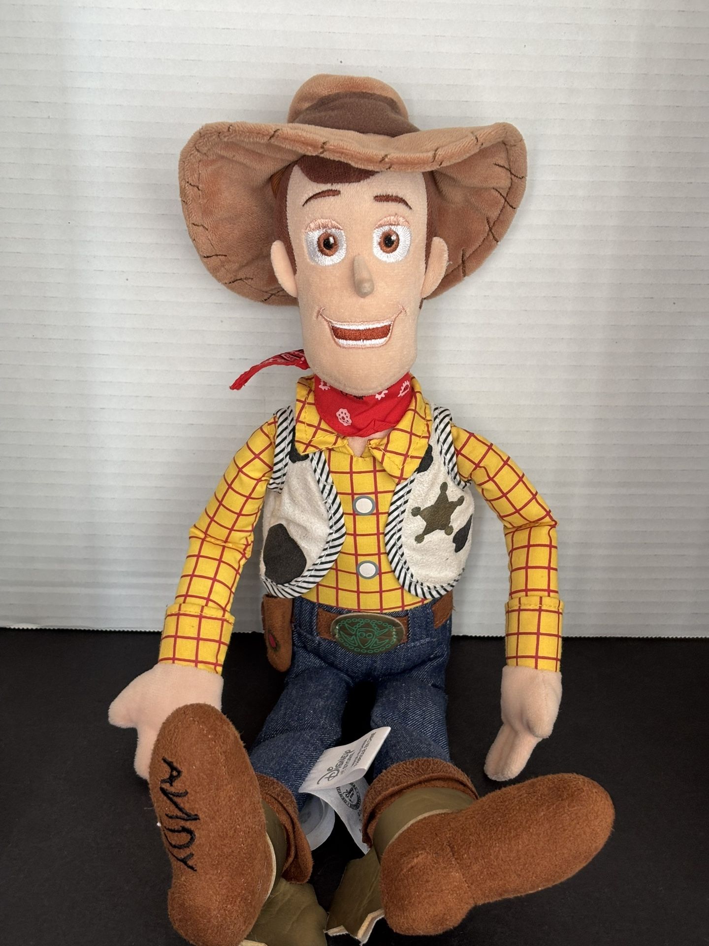 DISNEY STORE TOY STORY WOODY PLUSH