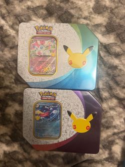 Pokémon 30th Anniversary Tins Sylveon Greninja EX
