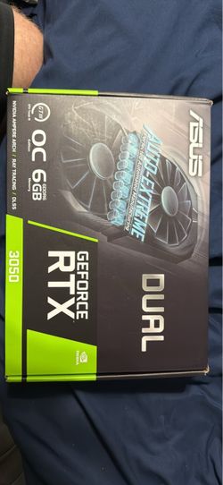 ASUS Dual GeForce RTX 3050 6GB GDDR6 OC Edition Gaming Graphics Card