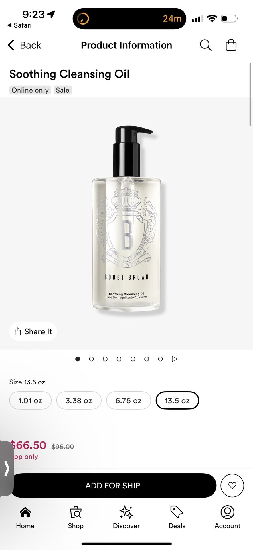 Bobbi Brown Cleansing Oil