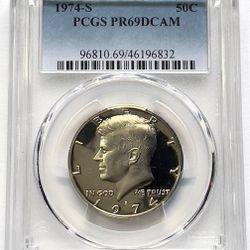 1974-S Kennedy Proof Half Dollar PCGS PR69DCAM