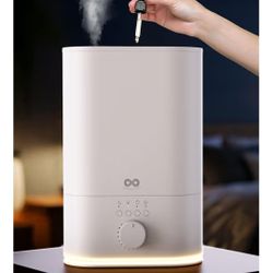 Everlasting Comfort 6L Humidifier Large Room, High Mist Output 60 HR Runtime Ultrasonic Top Fill Humidifiers for Bedroom, Easy to Use & Clean for Home
