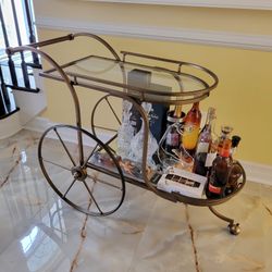 Liquor Cart Antique Excellent Condition 