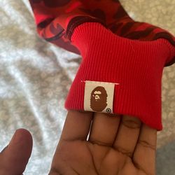 Red Bape Hoodie(Medium)