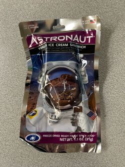 Astronaut Freeze Dried Ice Cream, Vanilla, 6-Pack, Made in the USA with 100% Ice Cream, No Freezer, No Mess, No Melt