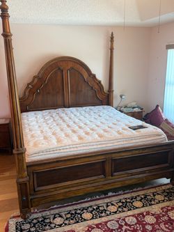 Ethan Allen king size bed frame