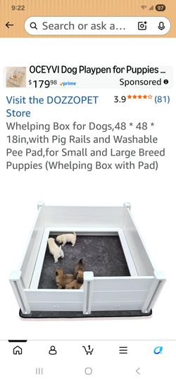Whelping box