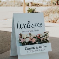 Wedding Welcome Sign