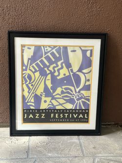 Savannah Jazz Festival Framed Art