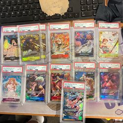 ONE PIECE SLABS LOT PSA 10