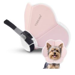 Soft Dog Cone Collar Alternative for Small Dogs(Adult Yorkshire Adult Chihuahua), Adjustable Protective Dog Head Recovery Cone, Elizabethan Comfortabl