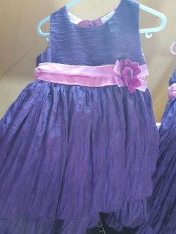 Purple dresses size 2t and 5t