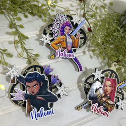 Handmade Huntrix K-pop Christmas Ornaments - Personal Gift