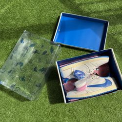 Jordan 1 Retro Low OG SP Fragment x Travis Scott Sail Military Blue