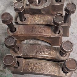 2 Bolt Main Cap Set 350 Chevrolet  2 Piece Rear Seal.35th Ave And McDowell Phx 
