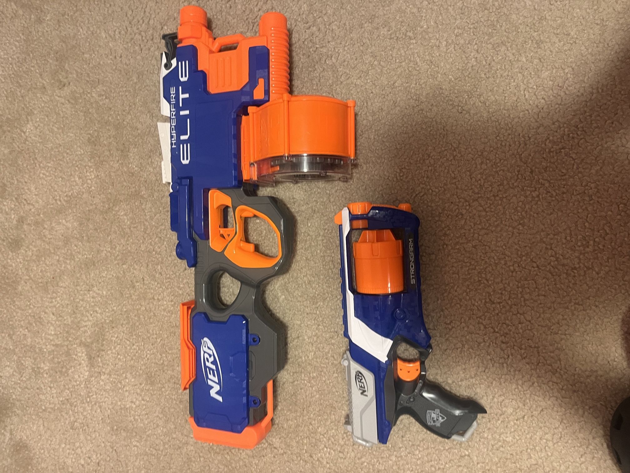 hyperfire automatic and strong arm blaster 