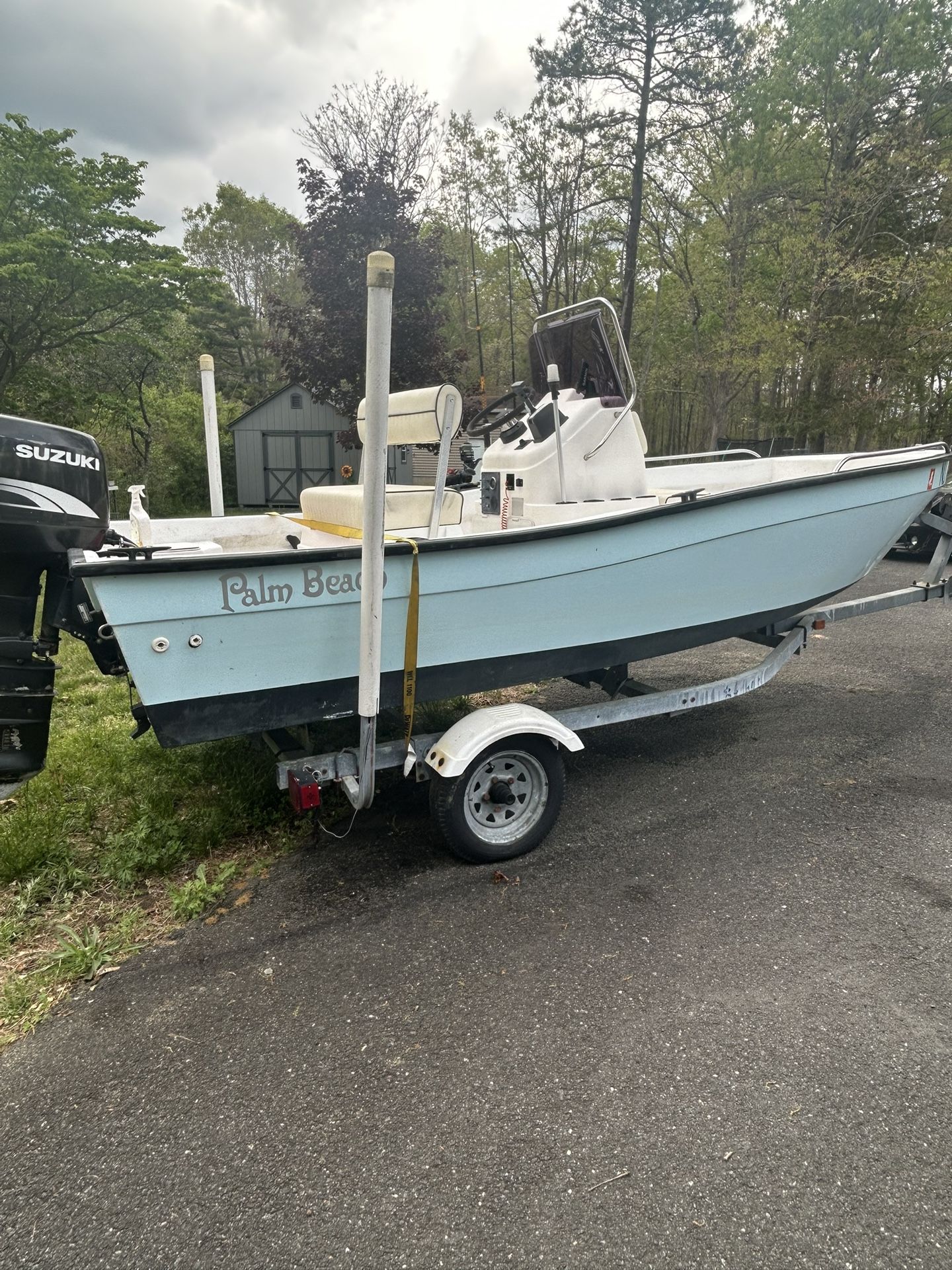 15 FT 2001 Palm Beach Center Console