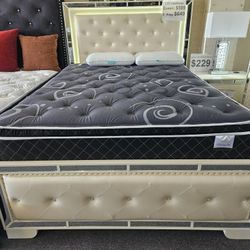 Brand New 13" Thick Innerspring Medium Firm CA King Pillowtop Mattress