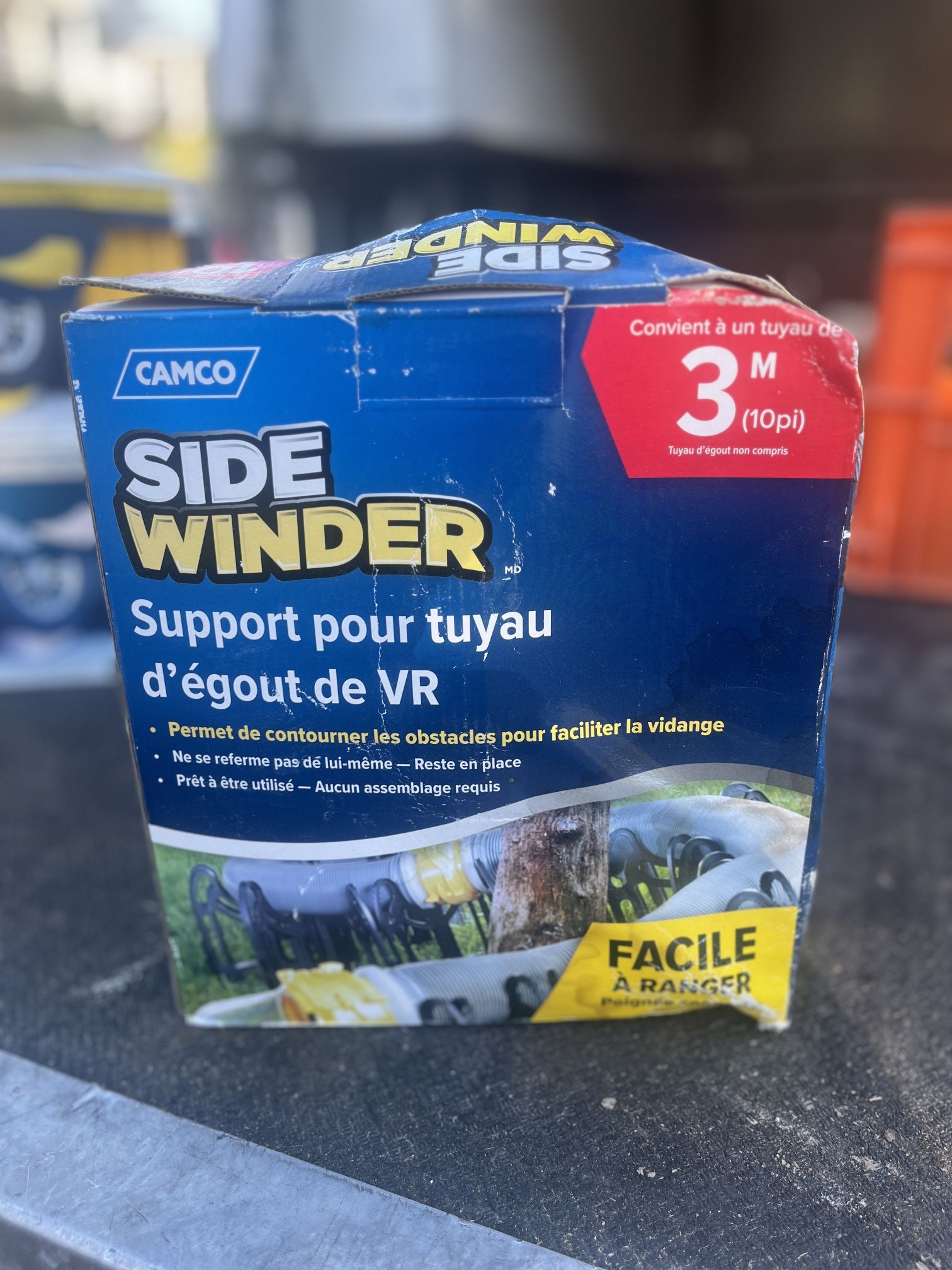 Camco Sidewinder 10-Ft RV Sewer Hose Support