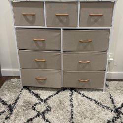 Dresser With Fabric Drawers 