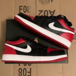 Air jordan 1 retro low alternate bred toe 