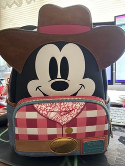 Loungefly Western Mickey Mouse Cosplay Mini Backpack