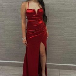 Hoco Red Dress Small 