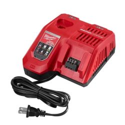 Milwaukee M12 and M18 12-Volt/18-Volt Lithium-Ion Multi-Voltage Rapid Battery Charger