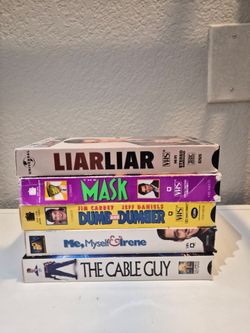 Jim Carrey VHS Lot of 5
