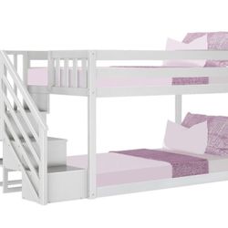 Bunk Bed With Mattresses - Great Condition (Max And Lilly Brand)