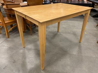Wooden Maple Natural Finish Bistro Height Dining Table