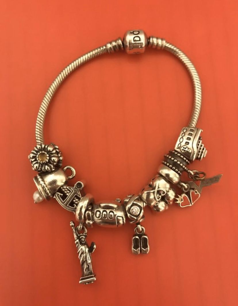 Pandora Charms (19) and Bracelets (2)